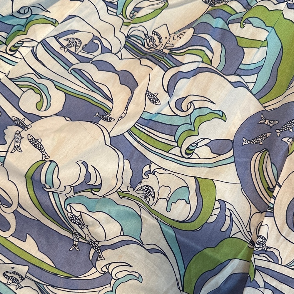 NWT Modcloth “Gathering Wildflowers” Smock Dress Surf Print Size XL - Picture 5 of 6